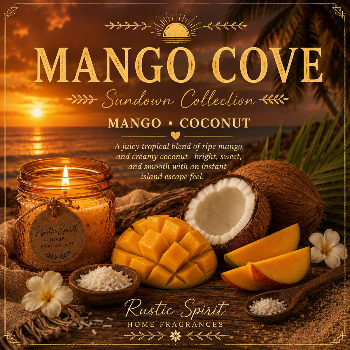 Mango Cove – 8 oz Candle