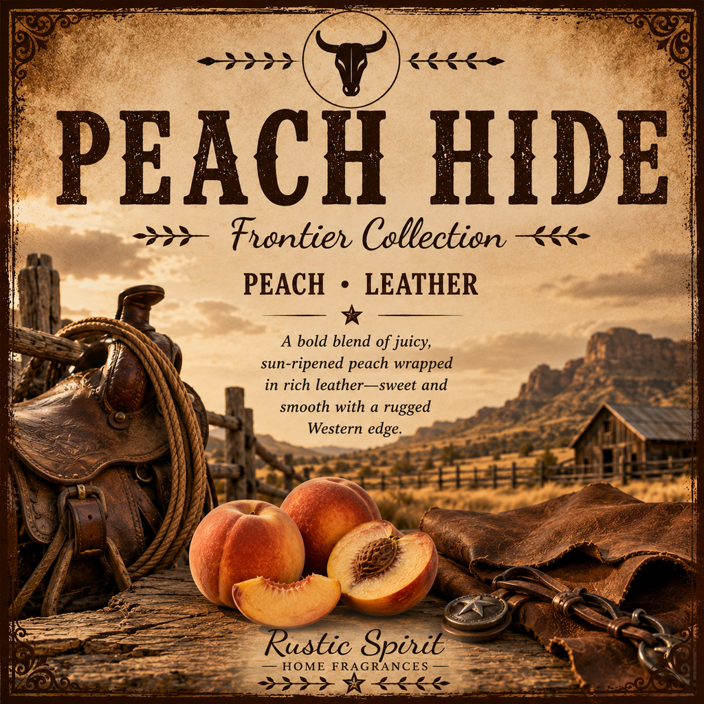 Peach Hide – 8 oz Candle