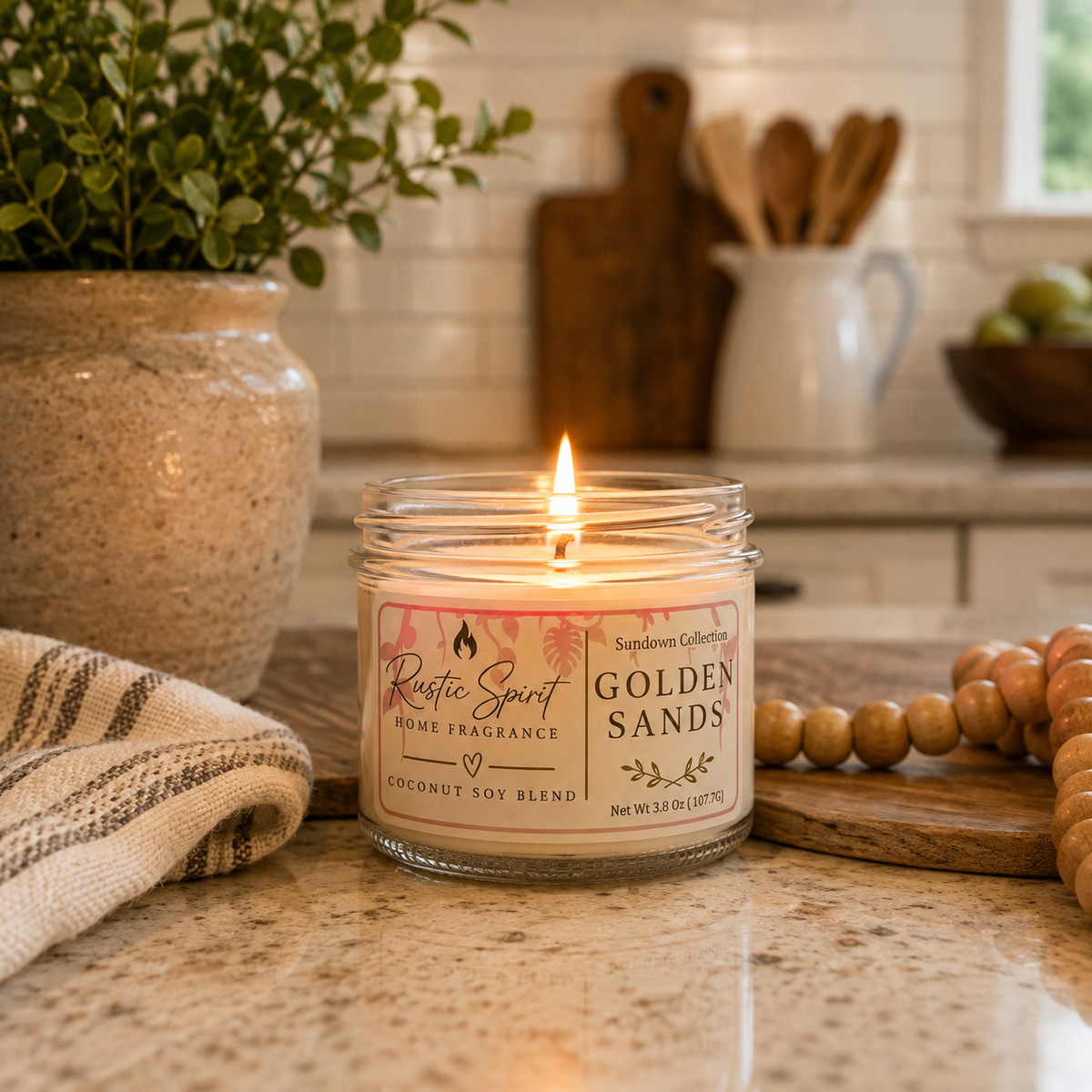 4 oz Coconut Soy Candle | 20–25 Hour Scent Sample